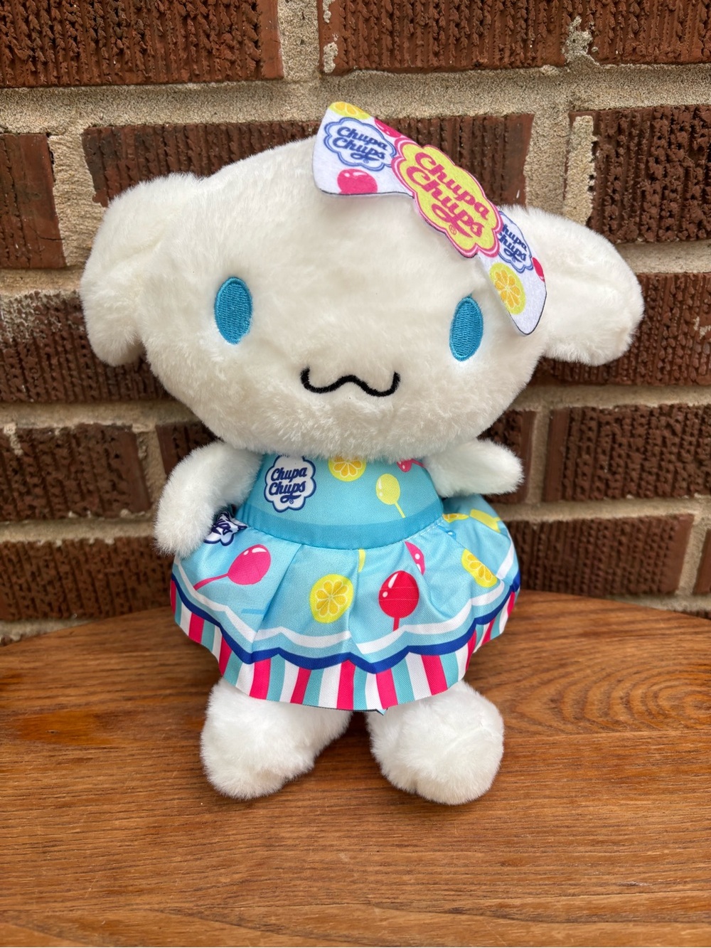 Sanrio Cinnamoroll Chupa Chups Candy White Bunny Rabbit Plush Toy 9 in